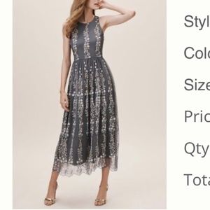 BHLDN Floral Dress